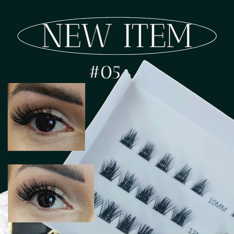 K lashes starter pack Curl C, cluster #05